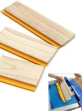 3pcs/lot Wearproof Silk Screen Printing Squeegees Blade Wood