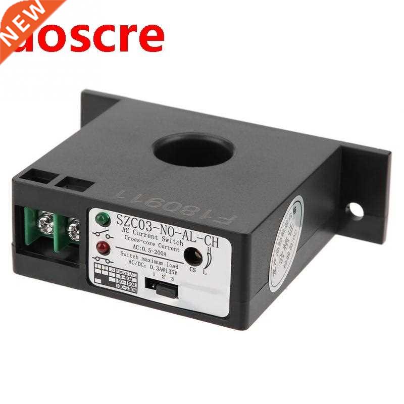 Normally Open Current Sensing Switch Adjustable AC 0.5-200A