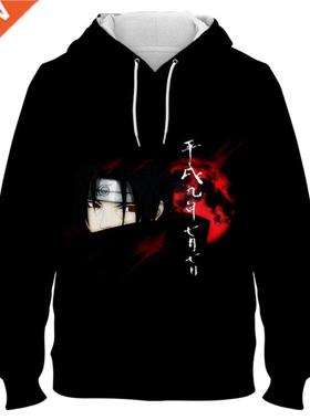 Bandai Naruto Itachi 3D Printed Women Oversized Hoodie Japan