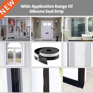 Silicone Seal Door Windo Stripping Weather 2Pack Strip