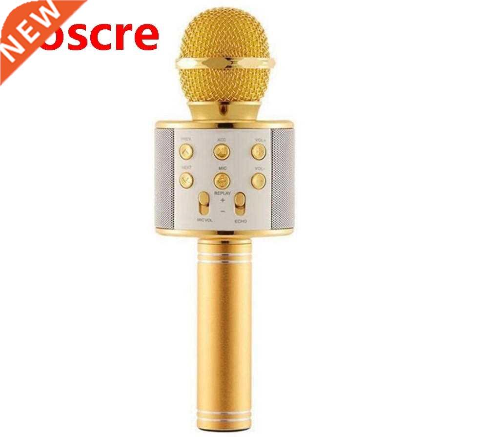 Wireless Karaoke Microphone Bluetooth Handheld Portable Spea