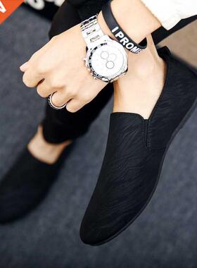 Plus Size 38-46 Men Shoes Moccasin Soft Comfortable Black S