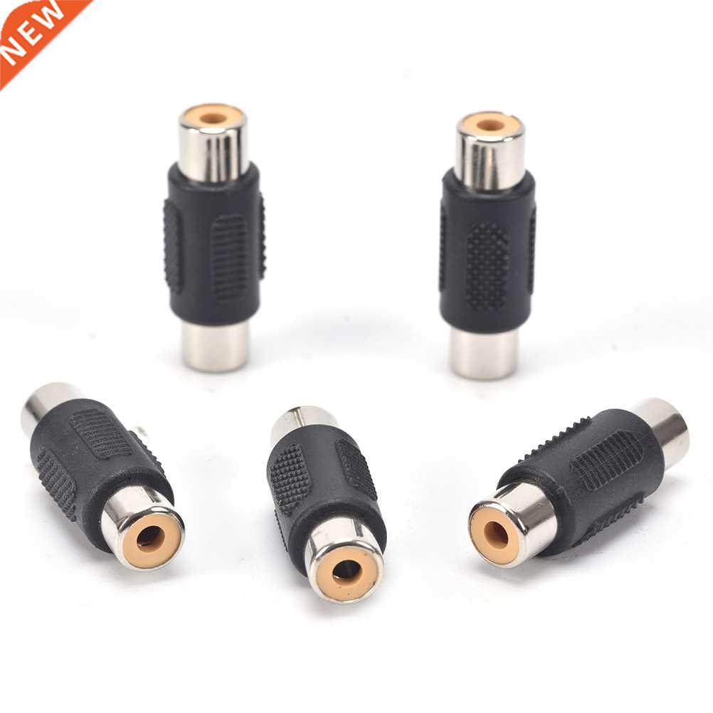 5PCS Silver Plated S-Video Female To Female Lead TV Video Ca