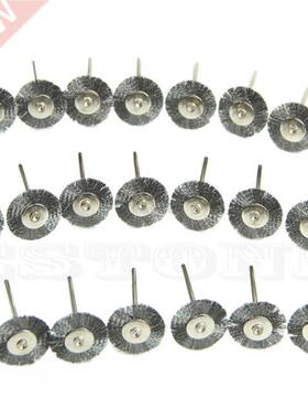 20Pcs Stainless Steel Wire Wheel Brush Cleaner Grinding Poli