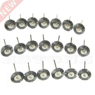 Wire Wheel Brush 20Pcs Grinding Steel Cleaner Poli Stainless