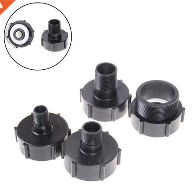 Black Gallon IBC Tote Tank Drain Adapter Coarse Thread Garde