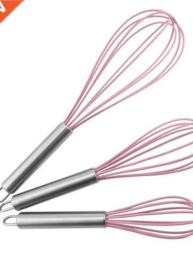 3 Pack Silicone Whisks (8+10+12)inch Whisk Set Fr Kitch