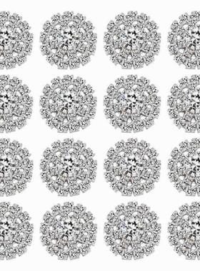 50PCS Rhinestone Embellishments Flatback Jewelry Flower Crys