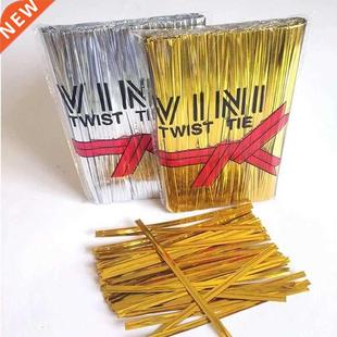Sealing Twist Tie 1000pcs Candy Metallic strap Lollipop Wire