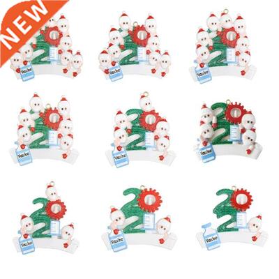 Christmas Decorations Snowman Pendant Quarantine Survivor Bl