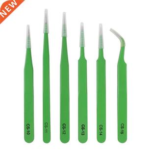 High Hardness Precision 6pcs Antimagnetic Green ESD Stai set