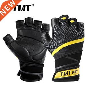 Gym Gloves Bodybuilding TMT Lifting Leather Weight Fit Sheep