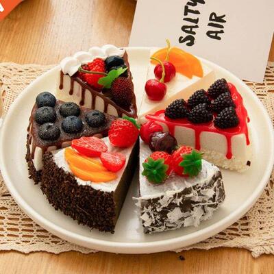 6pcs Realistic Artificial Simulation Cake Ice Cream Dessert
