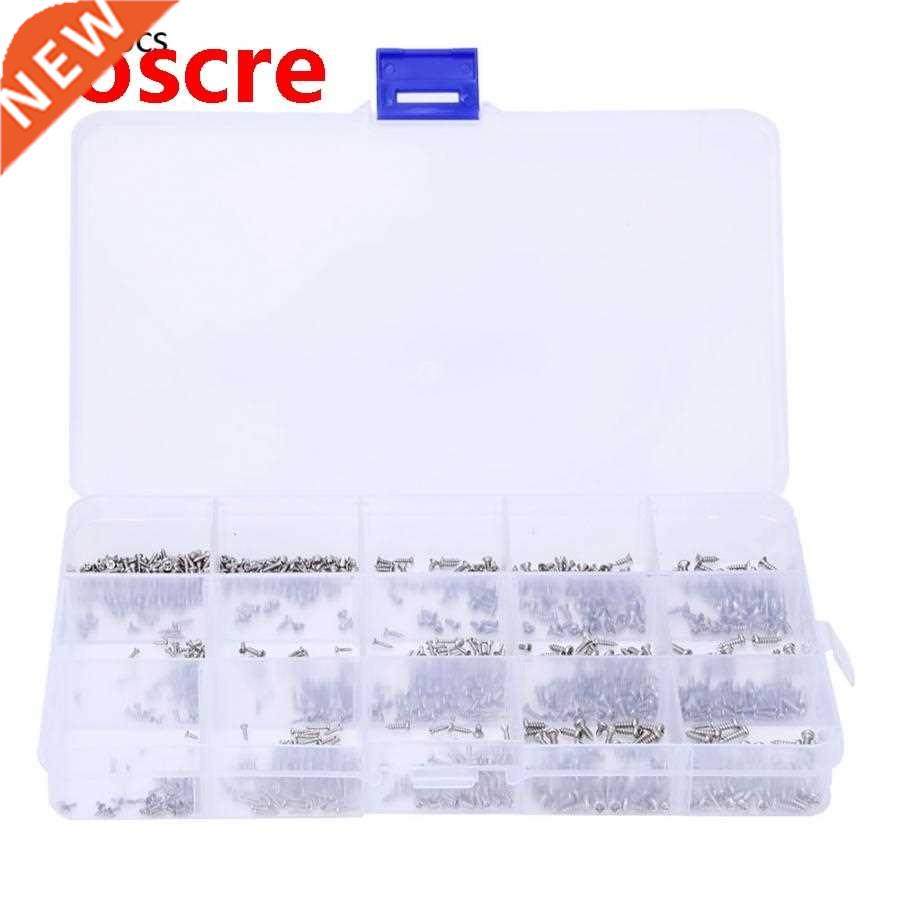 1000PCS /set Miniature Round Head + Countersunk Head Cross S