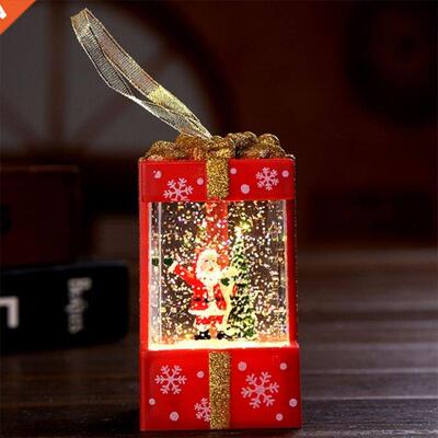 LED Christmas Painted Water Lanterns for Hanging on Windows