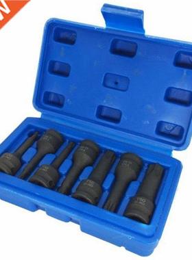 7 Pcs Impact Socket Bits 3/8 Inch Driver Metric Star Torx He