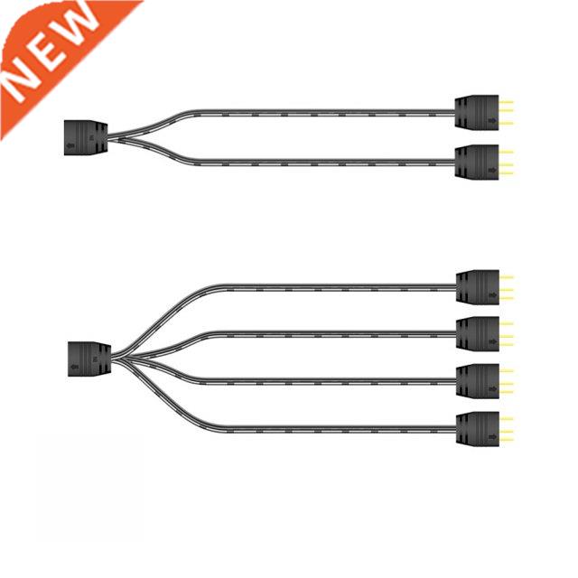 COOLMOON 5V 3Pin Fan Hub Splitter Power Cable Extension Cabl