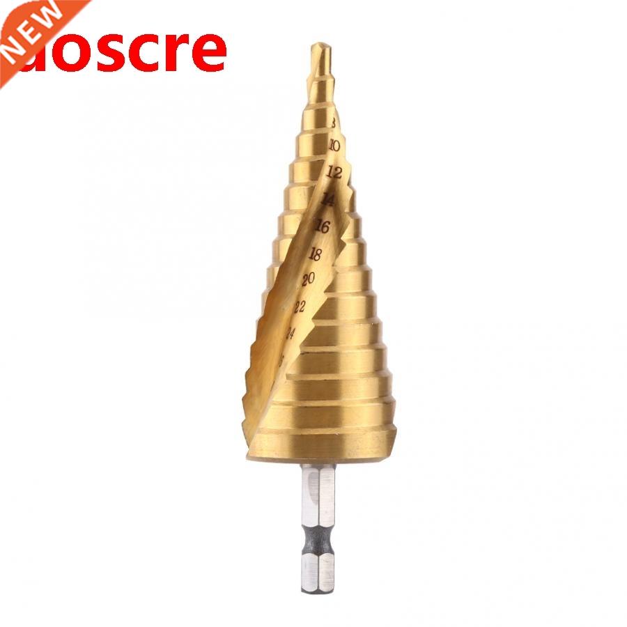 4mm-2mm HSS Spiral Grooved Step Drill Drills Bit High Speed