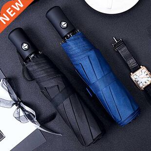 Paraguas automático para hombre y mujer, sombrilla co