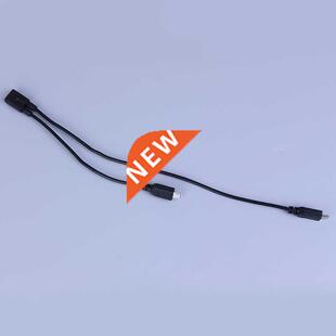 Female Micro 1pc Data 2.0 Male USB Charge Splitter