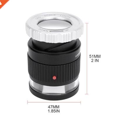 30 Magnification Cylindrical Scale Optical Glass Lens Focusi