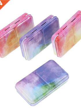 Watercolor Gouache Oil Paints Case Tins Box Colorful Empty P