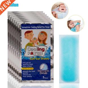 Medical Cooling 20Pcs Gel Ice Plaster Down Fever Baby