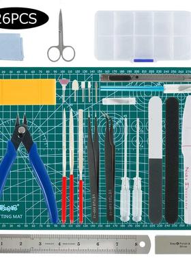 26pcs Model Building Tools Combo For Gundam Tools Military H
