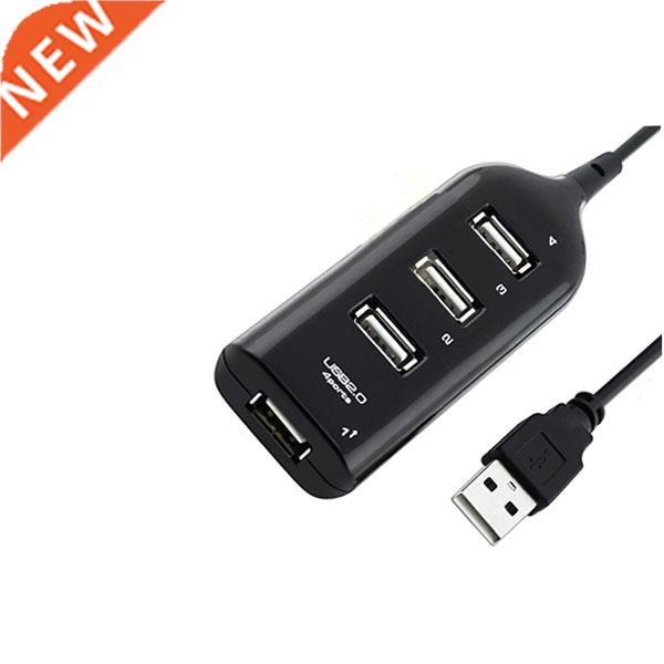 USB 2.0 Hi-4-Port Splitter Hub Adapter For PC Notebook For L