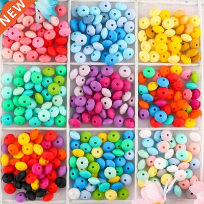 s 12mm Baby Teething Beads DIY Pacifier Chain Clip Nurse Gif