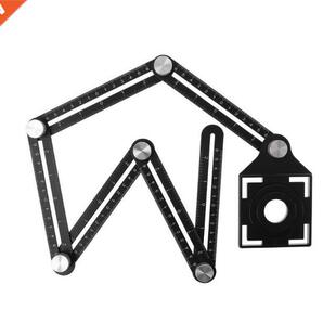 6 Folding Ruler Tile Hole Positioning Multi Template Angle R