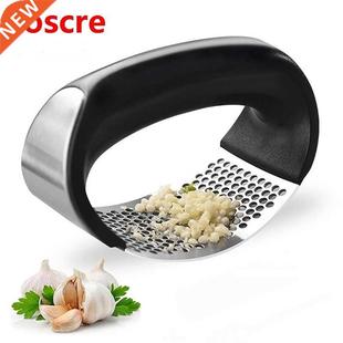 Press Garlic Rocker Manual Stainless Grinding Steel