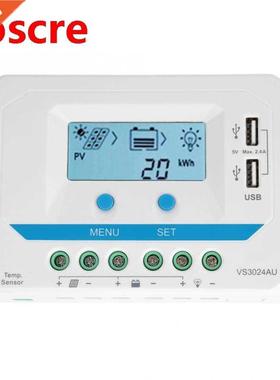 10A/20A/30A Solar Charge Controller 12V/24V Auto PWM Regulat