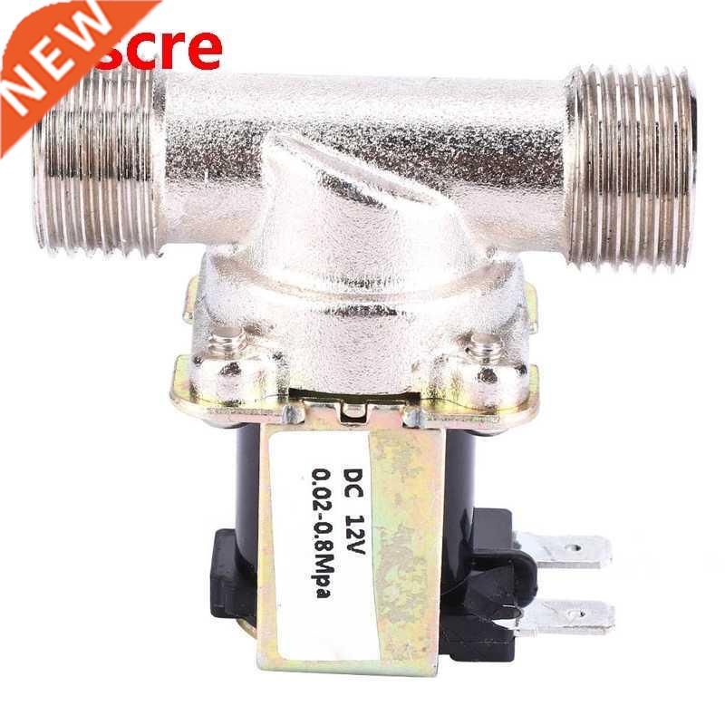 DC12V G1/2 NC Brass Electric Valve Normally Closed Electroma