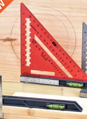 High-precision Carbon Steel Triangles Ruler Removable Angle