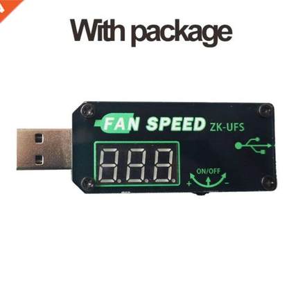 5V 5W USB Fan Governor Speed Controller Adjuster Timer LED D