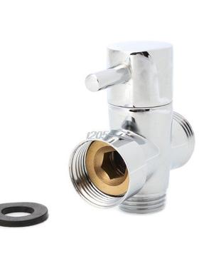 Brass 3/4 Bathroom Shower Faucet Tee Connector Chrome Plate