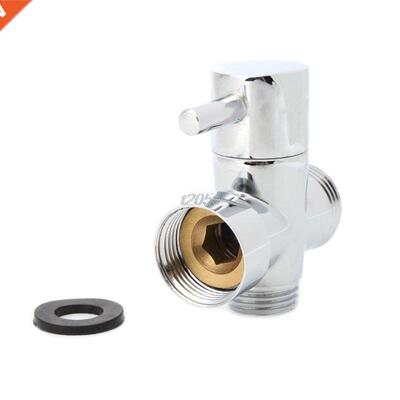 Brass 3/4 Bathroom Shower Faucet Tee Connector Chrome Plate