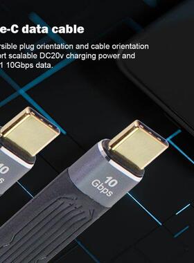 Type-C Male to Male 3.1 Gen2 10Gbps Cable Laptop Notebook Da