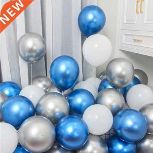 Wedding Metal Silver 20Pcs Gold 5Inch Balloons Chrome
