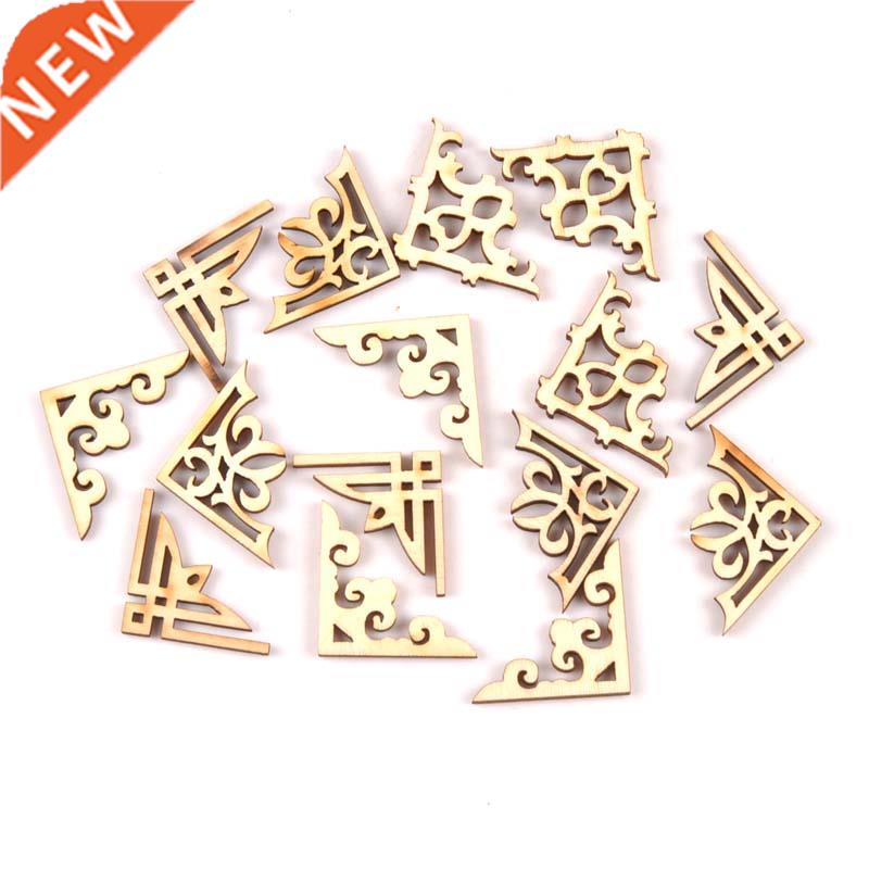 20pcs ixed wooden corner handade scrapbooking corners diy
