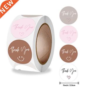 100-500pcs Round Thank You Stickers for Envelope Seal Labels