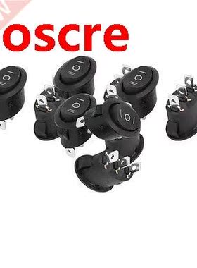10 Pcs Snap In Mounting 3 Position SPDT Rocker Switch 6A 250