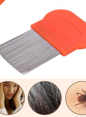 Acier inoxydable longues dents cheveux poux peigne densit&ea