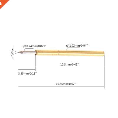 51BD 100 Pieces P75-B1 Spring Test Probe Pogo Pin for Conduc