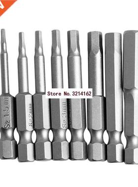 8Pcs 50mm 1/4 Inch Hex Drill Bit Set Saw Set Hex Head Screwd