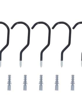 5 Pack Heavy Duty Bike Storage Garage Hooks Set, Basement To