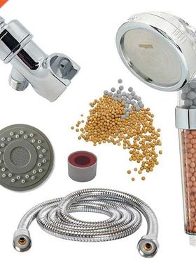 Hndheld Filter Stone Shower Hed with Replcement Hose nd