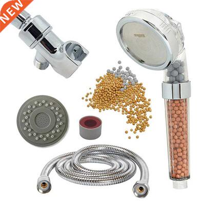 Hndheld Filter Stone Shower Hed with Replcement Hose nd