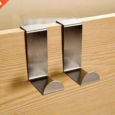 2PC Door Hook Stainless Kitchen Cabinet Clothes Hanger Kitch